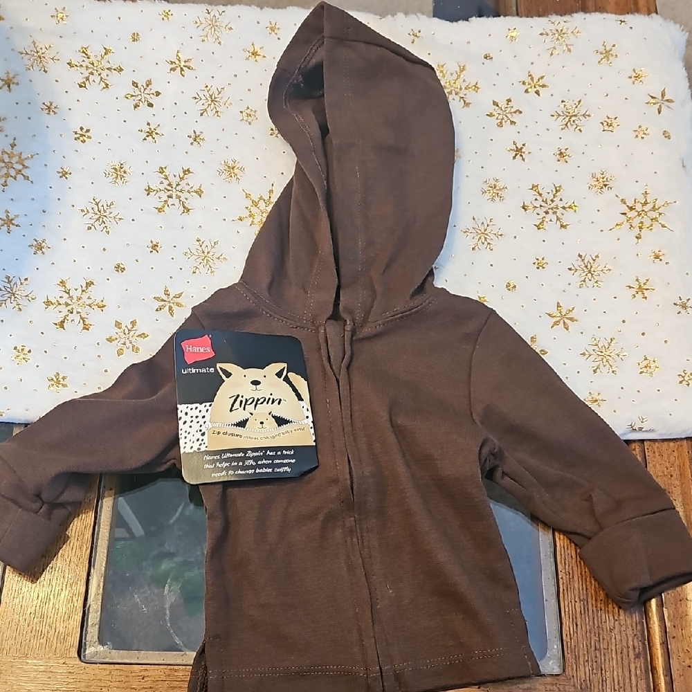 Hanes Kids Chocolate Brown Hoodie